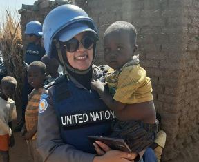 Sosok Kartini Polda Riau Aiptu Beby Famelia, Sukses Emban Misi Perdamaian PBB di Sudan Afrika