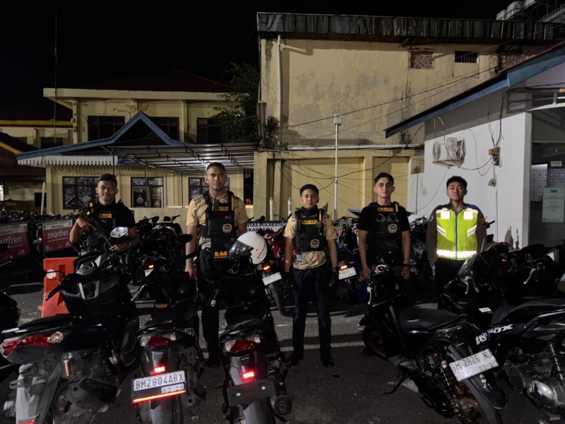 Tim Raga Polresta Pekanbaru Gelar Patroli Besar, 28 Motor Berknalpot Brong Diamankan