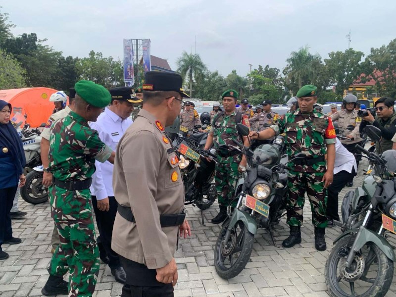 Ops Ketupat Lancang Kuning, 586 Personel Gabungan Dikerahkan Jaga Pekanbaru
