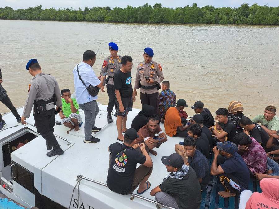 Polisi Pergoki Penyeludupan Orang ke Malaysia, 11 Diantaranya WNA Rohingya
