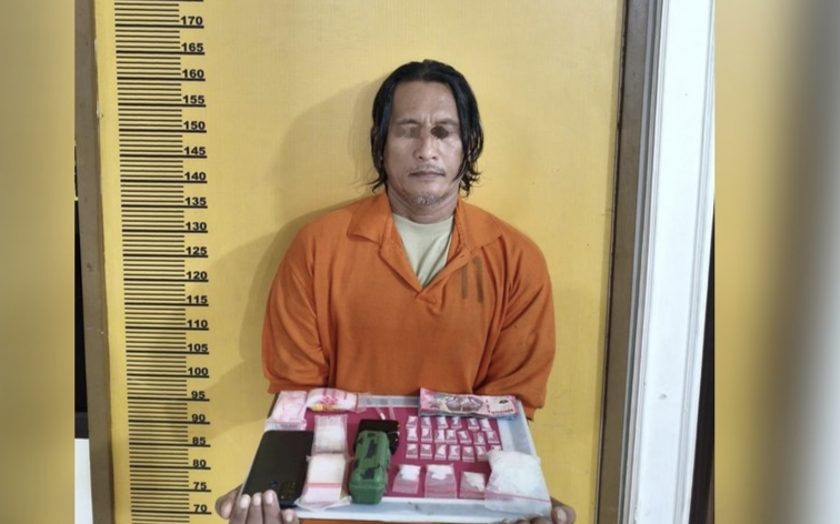 Jadikan Rumah Tempat Jual Sabu, Pria 56 Tahun di Inhu Ditangkap Polisi