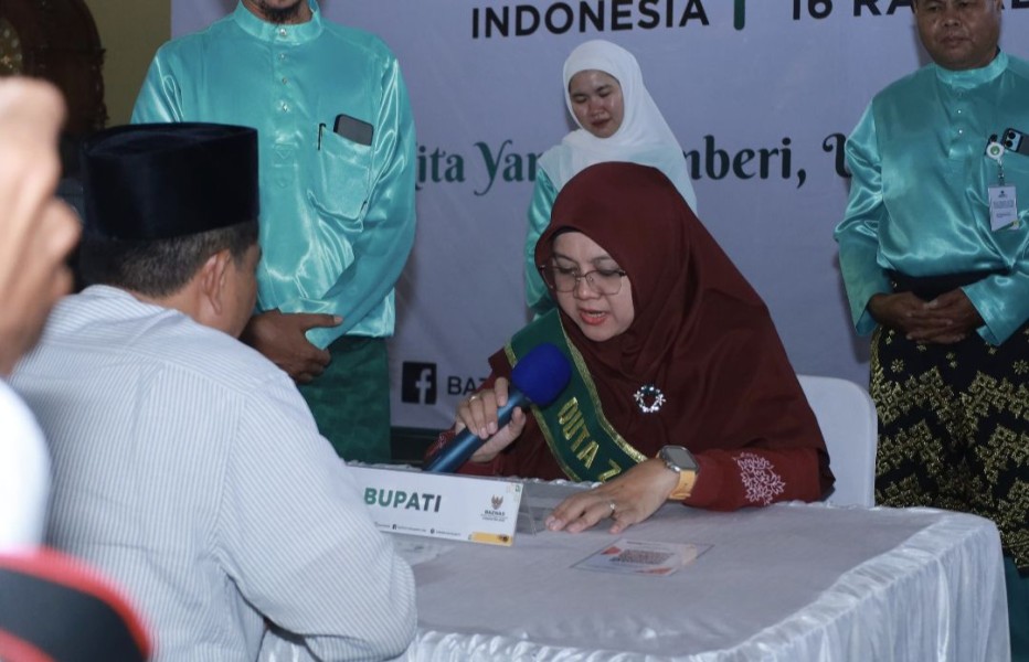 Bupati Siak: Gerakan Berzakat Upaya Perkuat Kepedulian Sosial