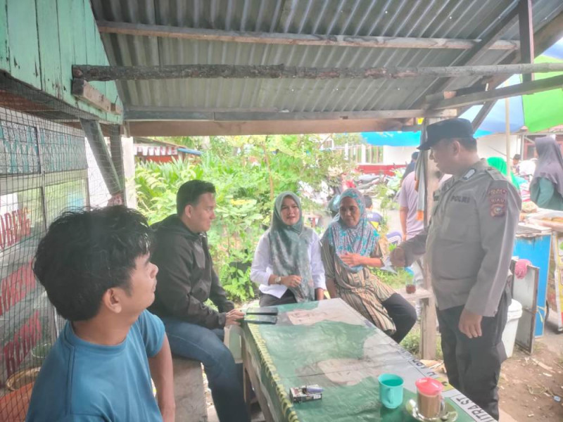 Sambangi Masyarakat, Ini Pesan Polsek Tempuling Wujudkan Pilkada Damai