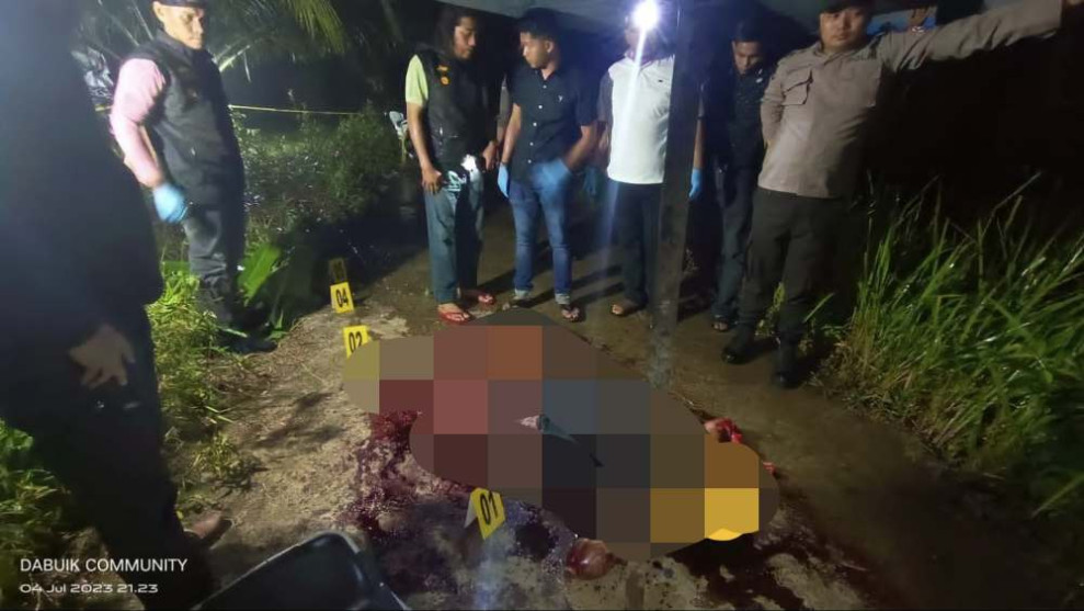 Warga di Kuansing Riau Temukan Mayat Bergelimang Darah di Jalanan, Diduga Korban Pembunuhan