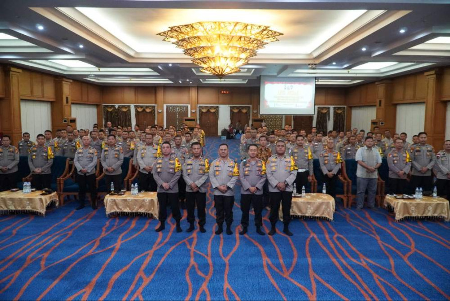 Apel Akbar Bhabinkamtibmas, Kapolres Rohul Tekankan Netralitas Polri di Pilkada 2024