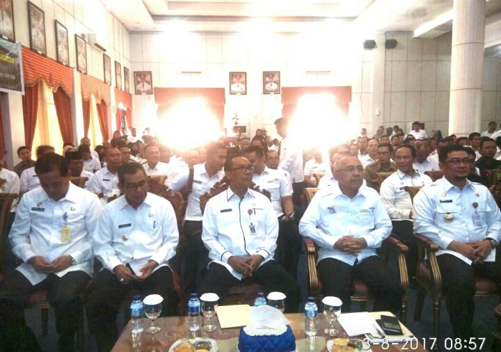 Bupati H.Mursini Hadiri Rapat Koordinasi Teknis Perdagangan, Koperasi Dan UKM Se- Provinsi Riau