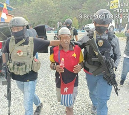 Satgas Nemangkawi Tangkap Gigen Telenggeng, Sita 3 Pucuk Senpi