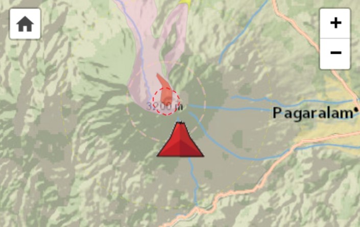 Waspada! Gunung Dempo Sumsel Kembali Alami Erupsi