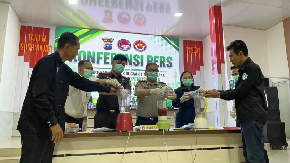 5 Kasus dengan BB Ribuan Ekstasi dan Ratusan Gram Sabu Terungkap, Wakapolres Inhil Imbau Masyarakat Jauhi Narkoba