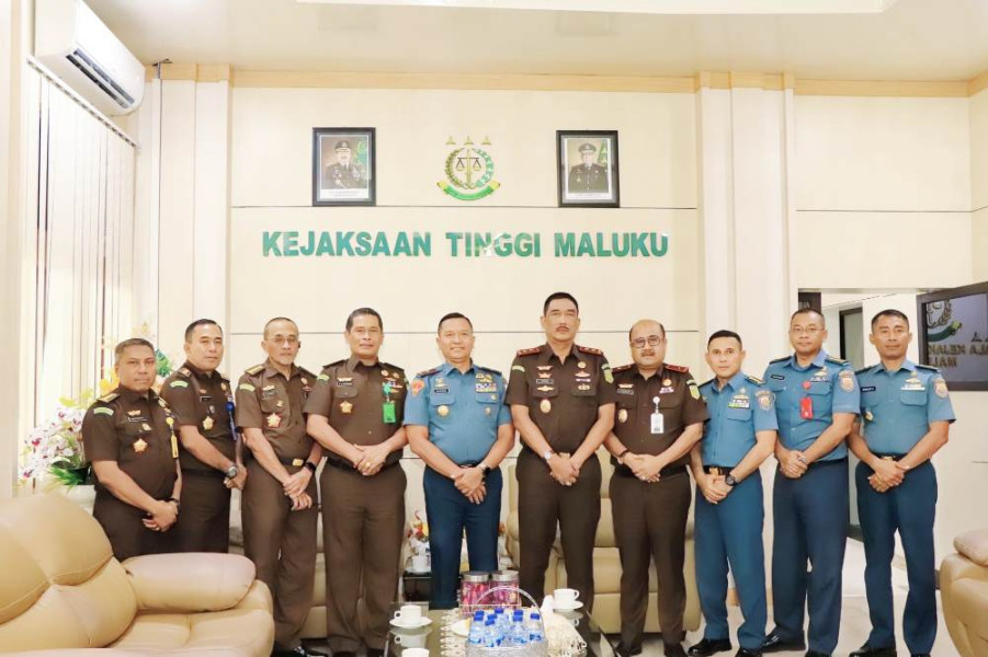 Kajati Maluku Sambut Hangat Kunjungan Danlantamal IX Ambon