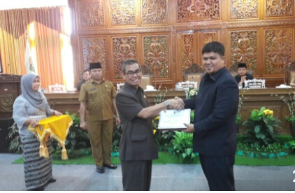 Bupati H.Mursini Sampaikan Ranperda Penataan dan Pemerintahan Desa