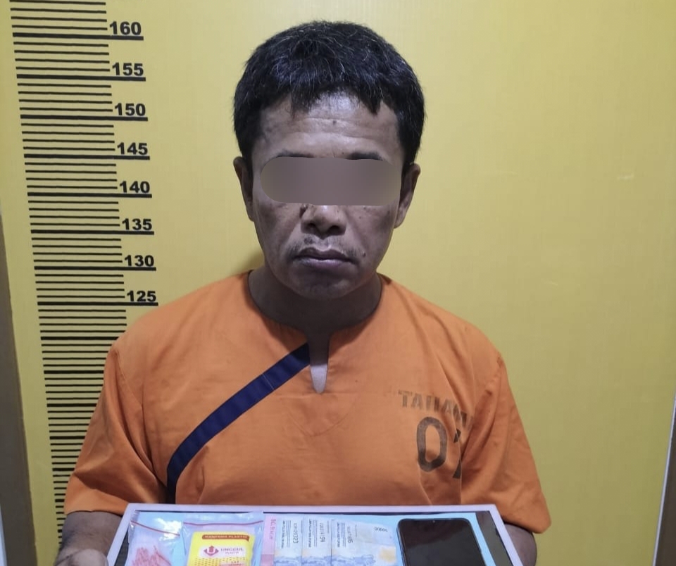 Oknum PNS Kantor Camat LBJ Inhu Nyambi Jualan Sabu Dibekuk Polisi