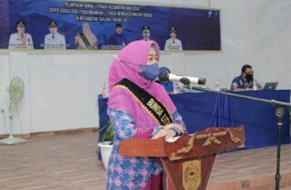 Rasidah Kukuhkan Bunda Literasi Kecamatan Tualang & Kandis, Ini Pesannya