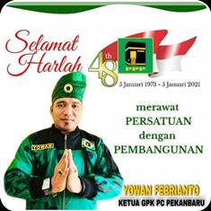 Tahniah Harlah PPP ke 48 th, Yowa: Jalan Pulang Menuju Ka'bah