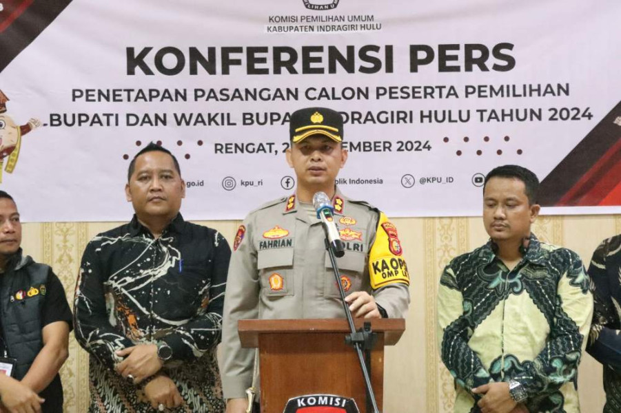 3 Pasangan Calon Siap Bertarung di Pilkada, Kapolres Inhu: TNI-Polri Siapkan Amankan
