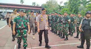 Jelang Pelantikan Presiden RI, Polres Inhu & Kodim 0302 Ajak Ciptakan Suasana Kondusif