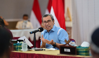 Realisasi Vaksinasi Booster di Riau Baru 21 Persen, Ini Langkah yang Diambil Syamsuar 