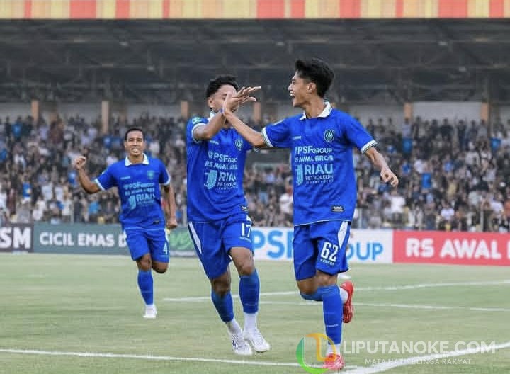Menang Dramatis 2-1 atas PSMS, PSPS Pekanbaru Kudeta Puncak Klasemen Grup A