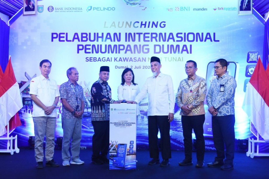 Transaksi Aman dan Berkah, BRK Syariah Hadirkan QRIS di Pelabuhan Dumai
