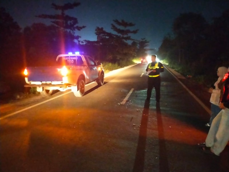 Tabrakan Avanza dan Motor di Jalan Bima Pekanbaru, Satu Orang Luka