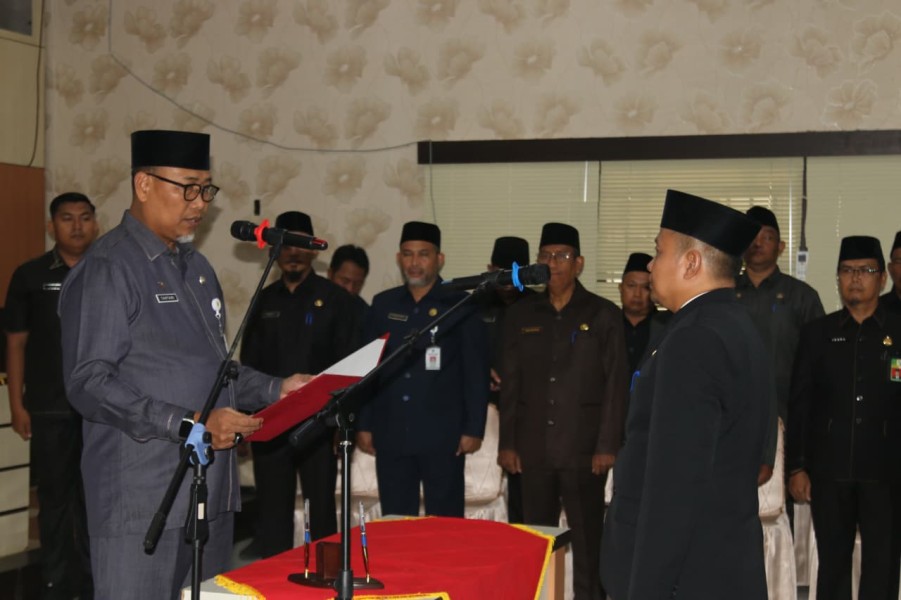 Bupati Inhil Diwakili Sekda Lantik 19 Pejabat Administrator dan Pengawas