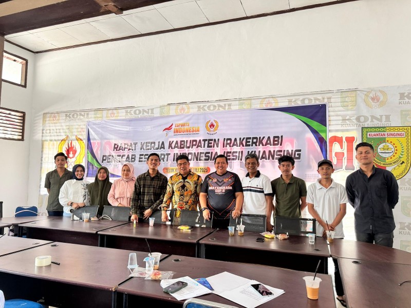 Targetkan 2 Emas Pada Porprov Riau 2026, ESI Kuansing Gelar Raker Bahas Kejuaraan Kabupaten