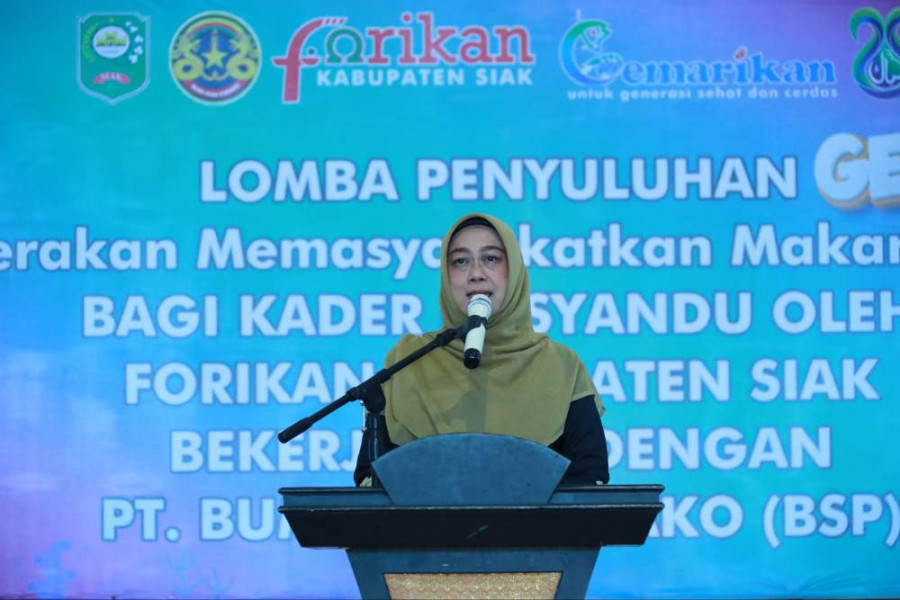 Forikan Siak Edukasi Masyarakat Gemar Makan Ikan