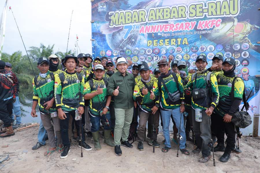 Mancing Mania Meriahkan HUT ke 7 Kerinci Kanan Fishing Club 