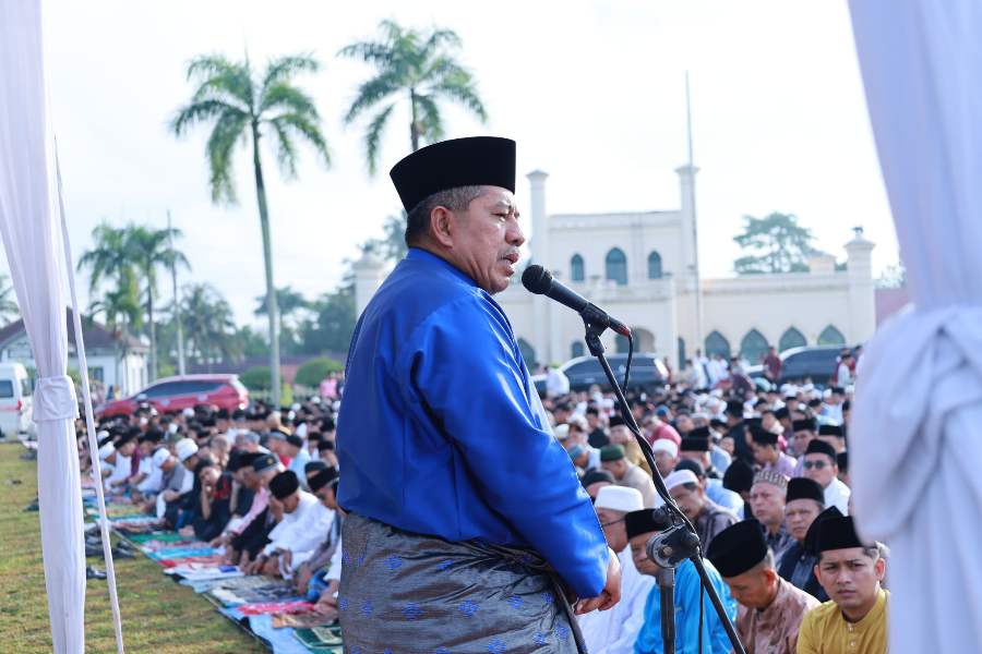 Gelar Shalat Idul Fitri di Depan Istana, Alfendri Minta Masyarakat Dukung Pembangunan