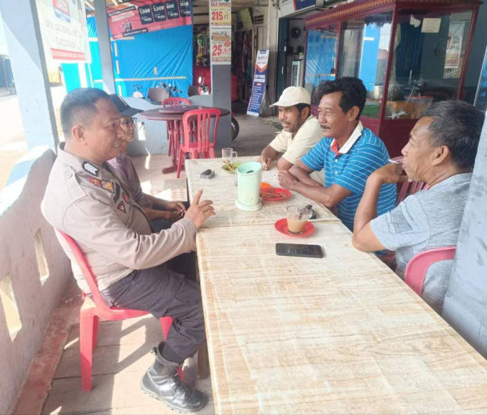 Polsek Tempuling Ajak Masyarakat Cegah Isu Provokatif dan Hoax Pilkada 2024