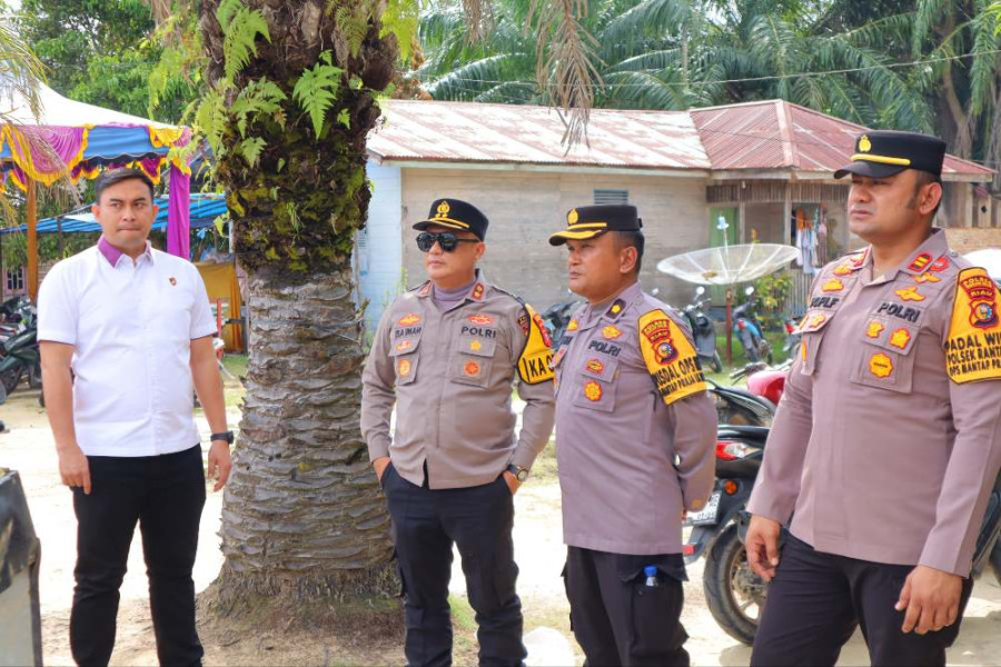 Polres Rohil Turunkan 229 Personel Pengamanan Kampanye Rapat Umum di Teluk Mega