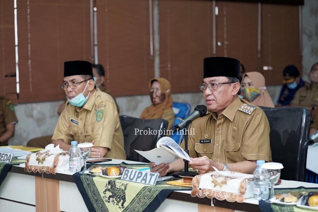 Bupati Wardan Buka Evaluasi RB dan SAKIP di Pemkab Inhil