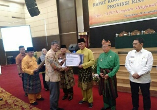 Bupati Rohil Hadiri Rapat Koordinasi Pengawasan Daerah