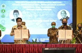 Kemendes PDTT Tandatangangi Kesepahaman dengan Pertides