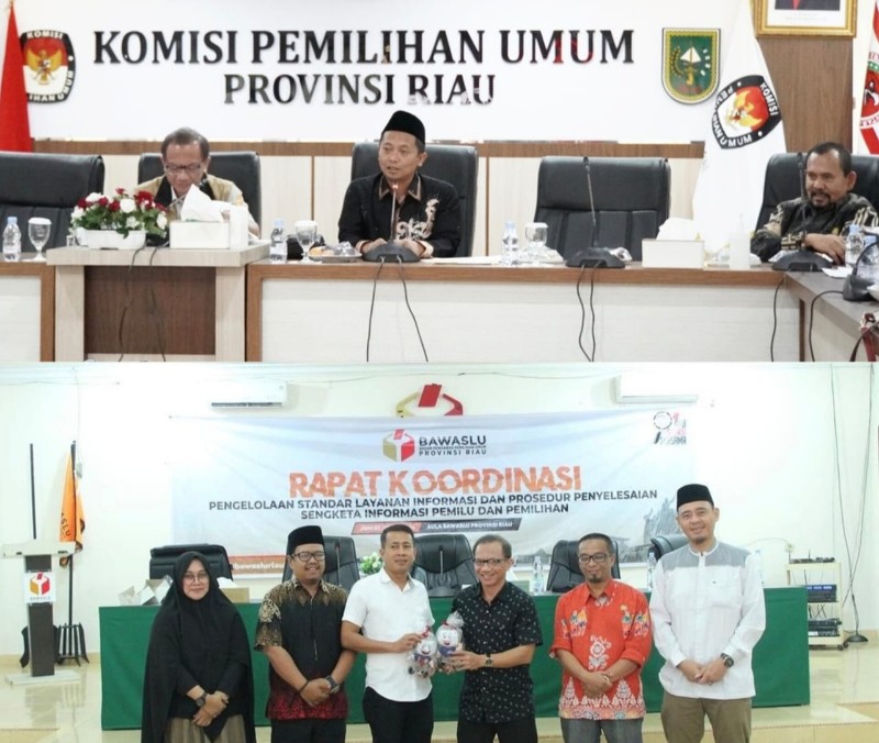Visitasi Keterbukaan Informasi Pemilu, Komisi Informasi RI Kunjungi KPU, Bawaslu dan Partai Politik di Riau
