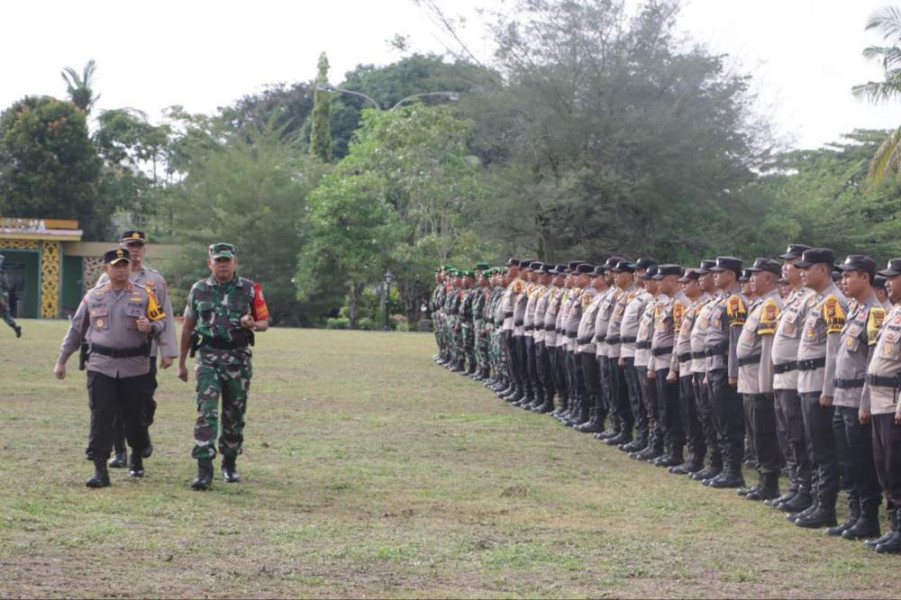 Kumpulkan Seluruh Bhabinkamtibmas dan Babinsa, Polres Siak Gelar Apel Akb
