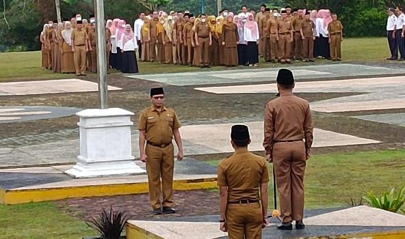 Apel Perdana Tahun 2023, Sekda: Tingkatkan Kinerja dan Semangat Kerja