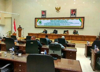 Ketua DPRD Inhil Pimpin Rapat Paripurna ke-7 Masa Persidangan II