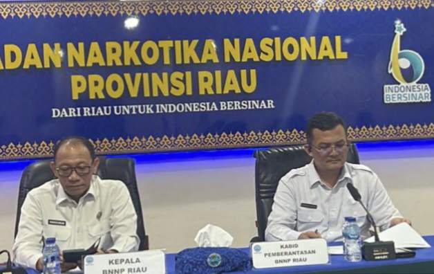 Selama Tahun 2024, BNNP Riau Berhasil Mengungkap 39 Kasus Peredaran Narkoba