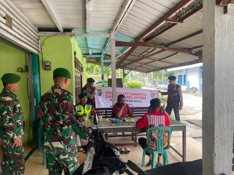 Momen HUT TNI, Polres Rohul Perkuat Sinergitas Patroli Wujudkan Pilkada Damai 2024