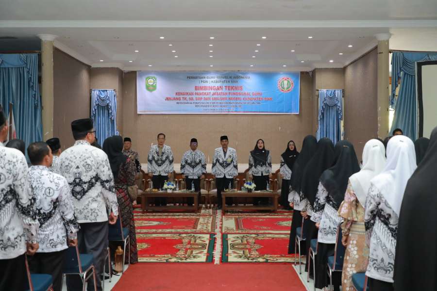 Buka Bimtek Kenaikan Pangkat Jabatan Fungsional Guru, Ini kata Sekda Arfan