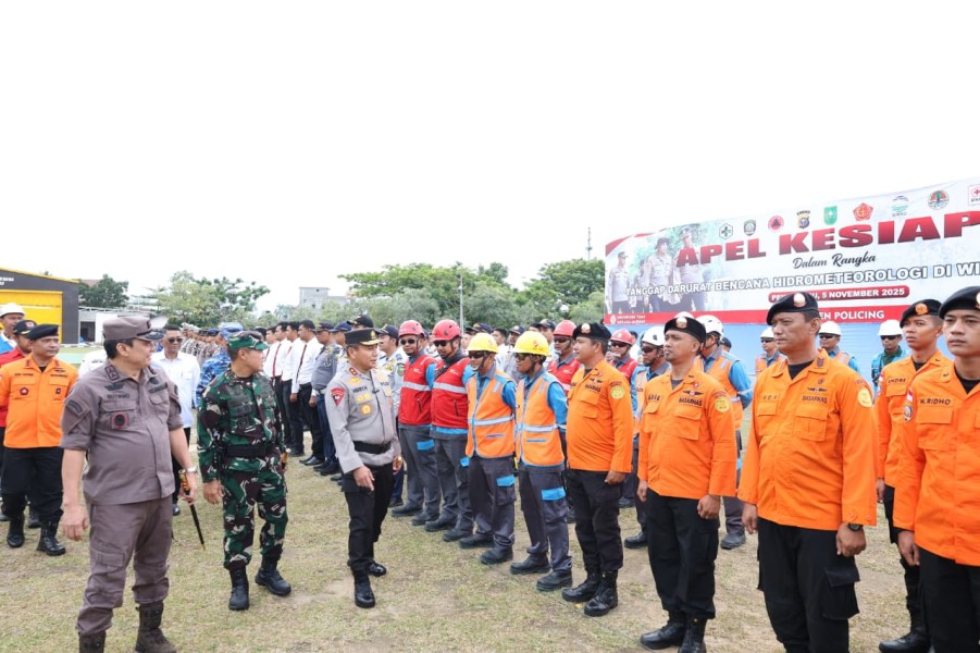 Polda Riau Gelar Apel Siaga Bencana, Pastikan Kesiapan Personel dan Sarpras