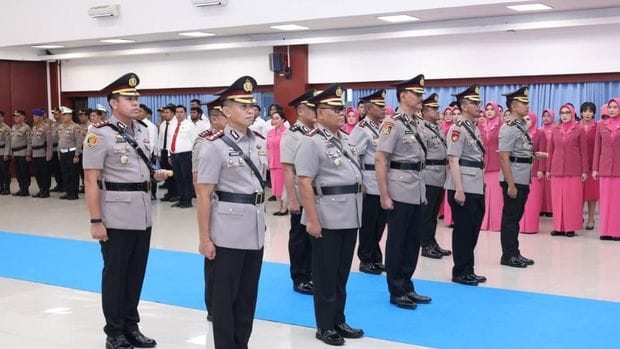 Rotasi Besar di Polda Riau, Sejumlah Jabatan Strategis Berganti