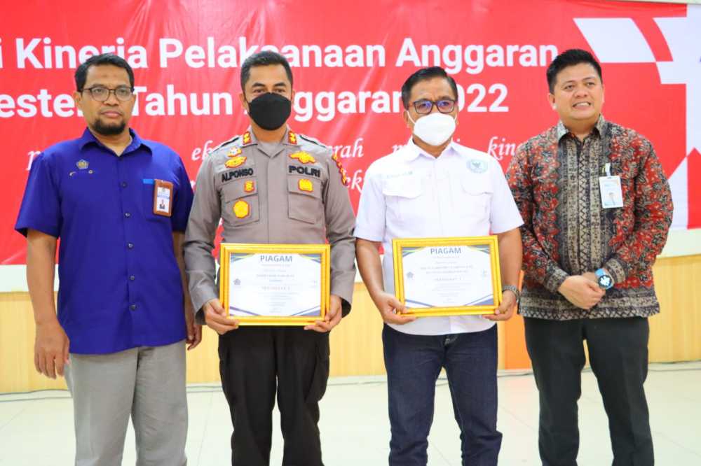 Polres Inhu Terima 2 Penghargaan Dari KKPN Rengat, Ini Kategorinya 