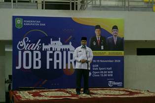 Setda Siak Buka Pameran Kesempatan Kerja