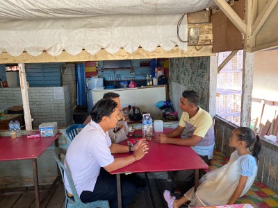 Polisi Minta Masyarakat Pelabuhan Puri Tembilahan Jaga Suasana Kondusif Pilkada 2024