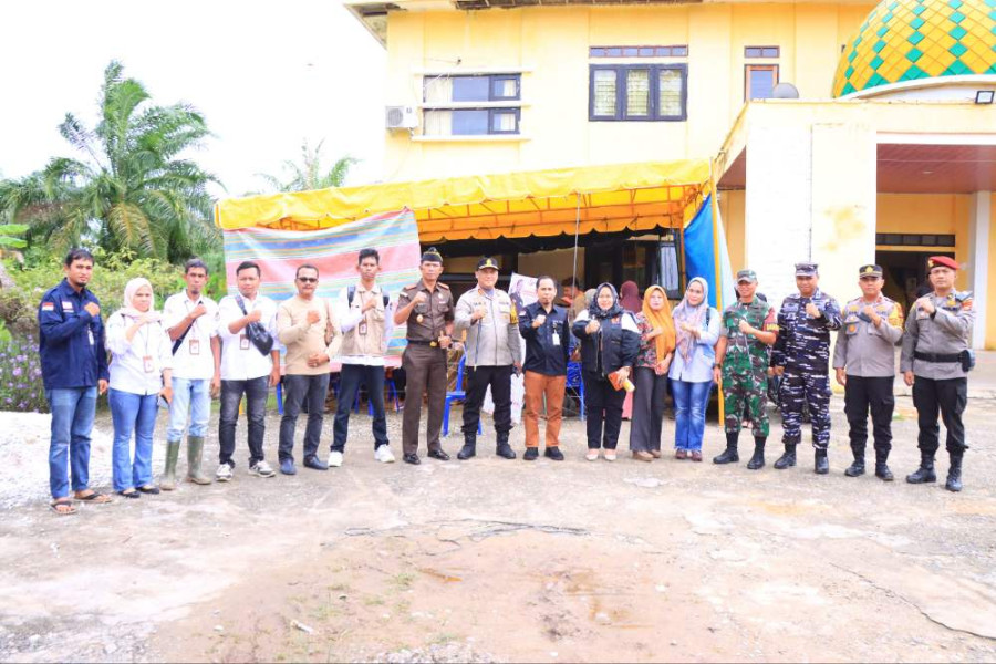 Cooling System Pasca Pilkada di Kecamatan Batu Hampar, Kapolres Rohil: Jaga Kerukunan dan Kamtibmas