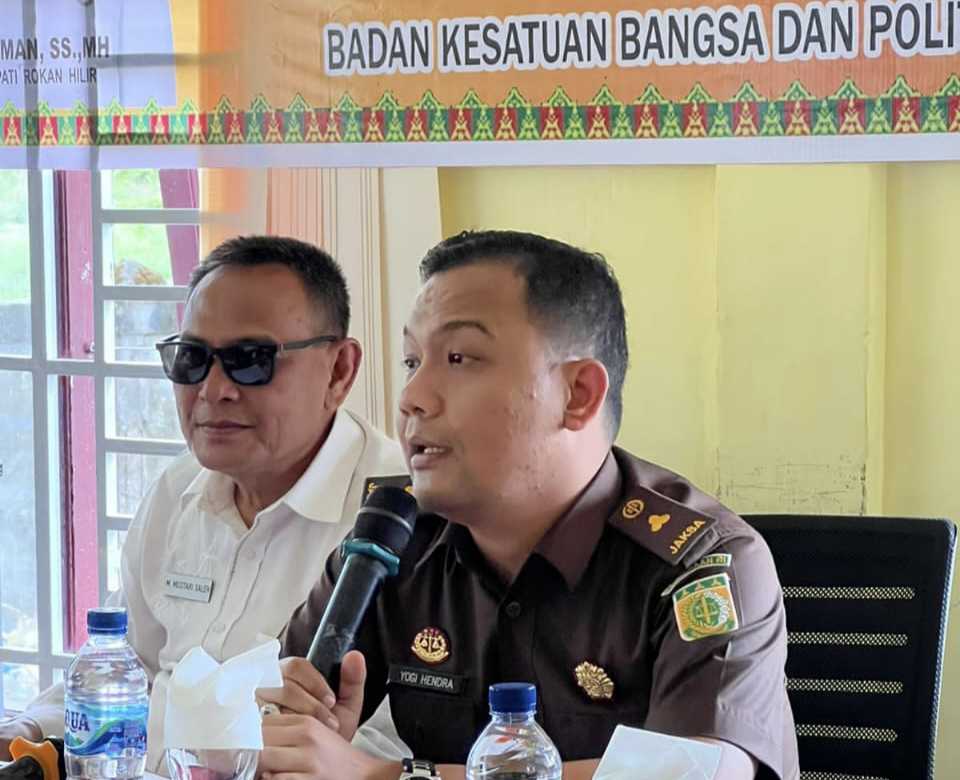 Kajari Rohil Bersama Kesbangpol Gelar Sosialisasi PAKEM 