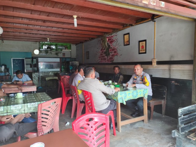 Polsek Rokan IV Koto Gelar Kegiatan Cooling System Jaga Kondusifitas Wilayah