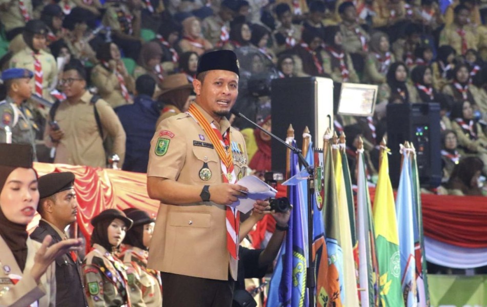 Lebih dari Sekadar Seragam, Wako Pekanbaru Minta Pramuka Jadi Solusi Persoalan Lingkungan dan Pangan